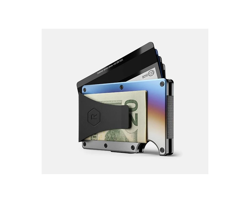 The Ridge Men's Ridge Wallet - Burnt Titanium: Money Clip