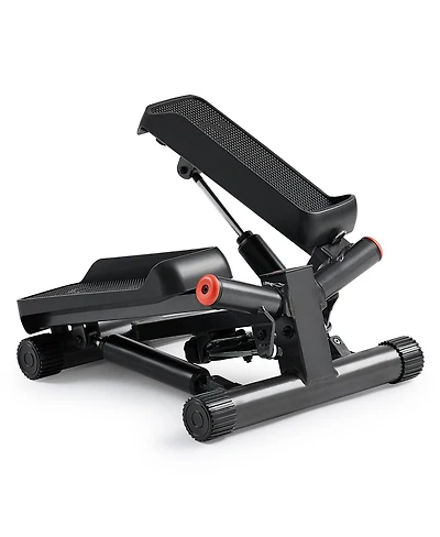 Sunny Health & Fitness Smart Twist Stepper with Resistance Bands, Free SunnyFit App via Bluetooth, 300 Lb Weight Capacity
