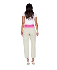 blue revival Women's Straight-Leg Dip Dye Trousers