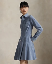 Polo Ralph Lauren Women's Cotton Corduroy A-Line Shirtdress
