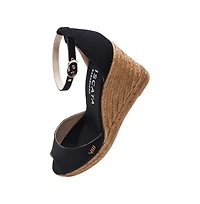 Aiguafreda Canvas Espadrille Sandal Wedges