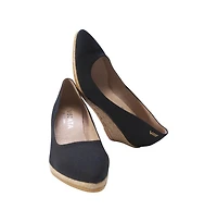 Viscata Roses Canvas U Cut Espadrille Wedges