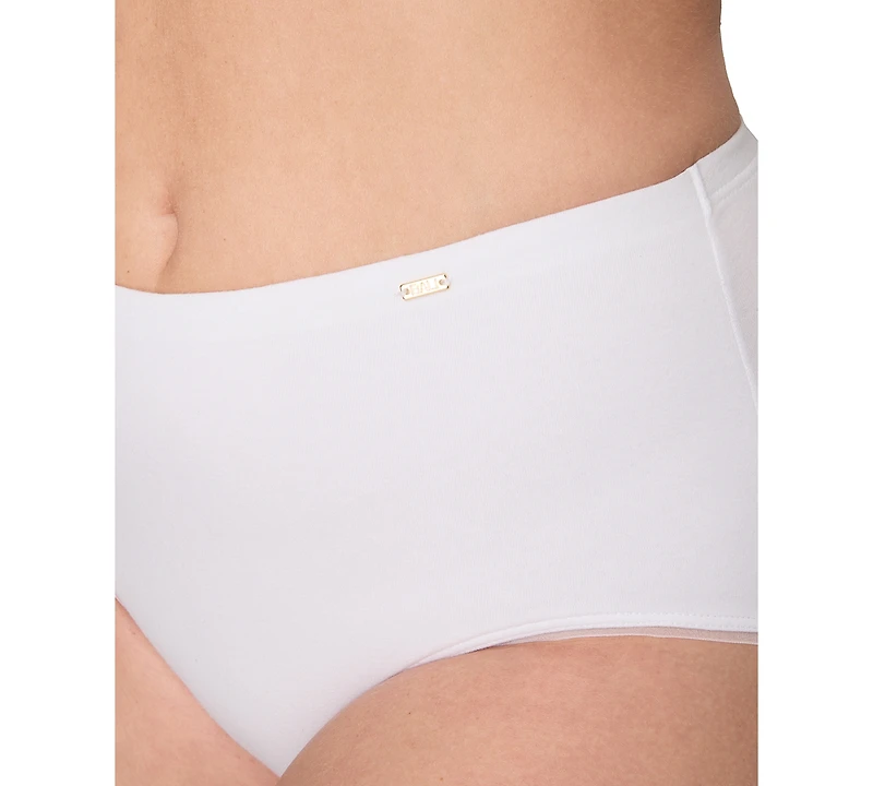 Bali Women's Lux Cotton Essentials Brief Underwear Dflebf