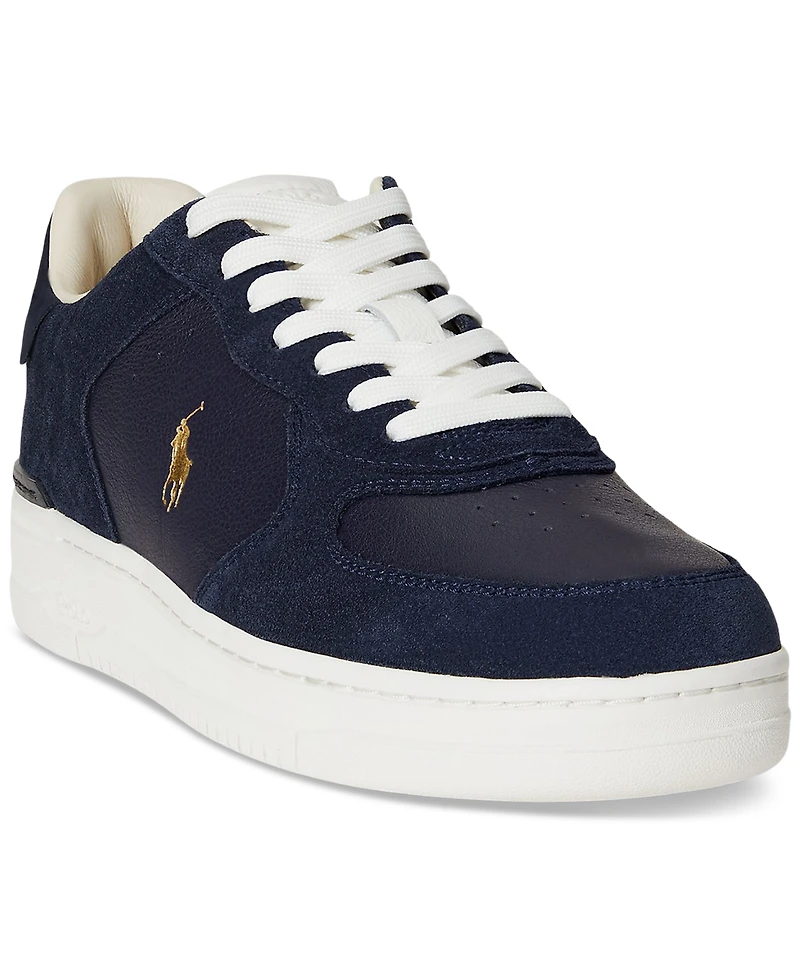 Polo Ralph Lauren Men's Masters Court Leather & Suede Sneakers