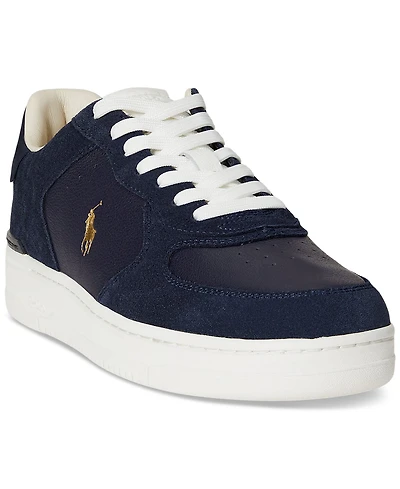 Polo Ralph Lauren Men's Masters Court Leather & Suede Sneakers