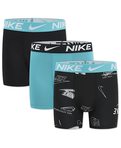 Nike Big Boys Essential Dri-fit Boxer Briefs, Pack of 3
