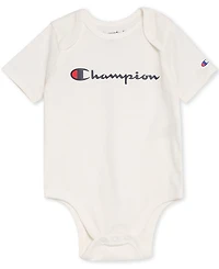 Champion Baby Boys 3-Piece Short Sleeve Bodysuit, Hoodie and Joggers Set
