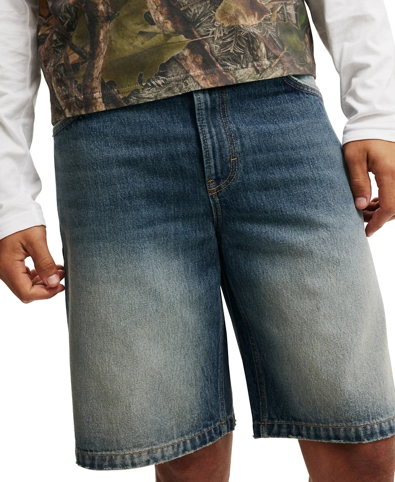 Cotton On Men's Baggy Denim Shorts