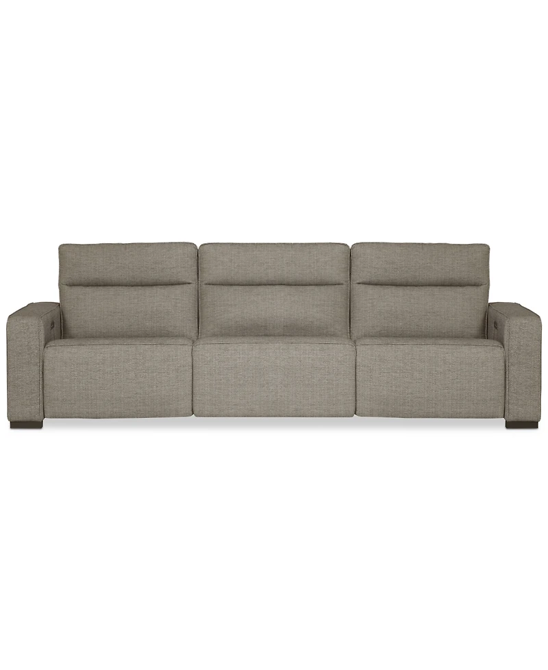 Miren -Pc. Fabric Sectional with Power Headrest Recliners