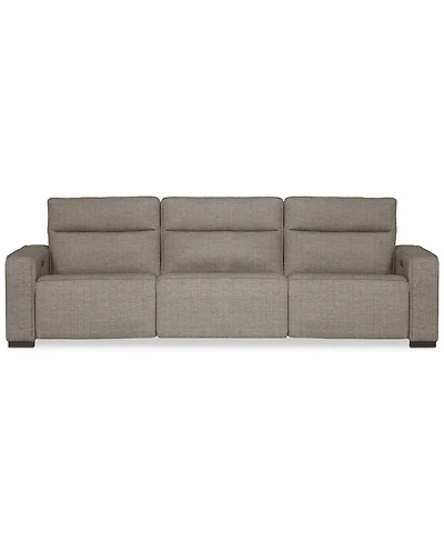 Miren -Pc. Fabric Sectional with Power Headrest Recliners
