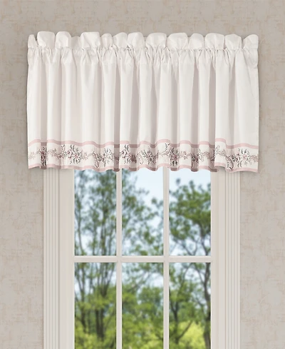 Royal Court Avant Garden Window Straight Valance, 18" x 88"