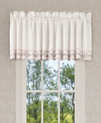 Royal Court Avant Garden Window Straight Valance, 18" x 88"