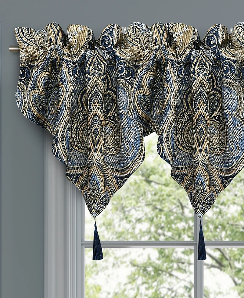Royal Court Messina Window Ascot Valance, 40" x 21"