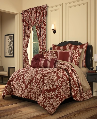 Royal Court Lazia Damask 3-Pc. Comforter Set, King/California King