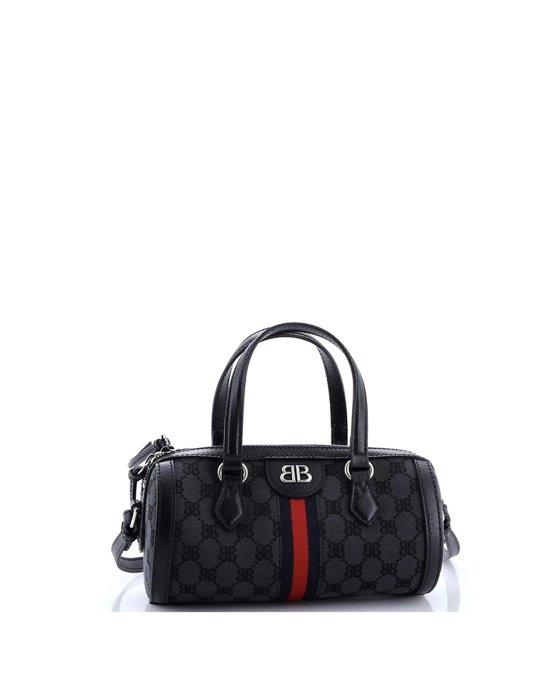 Pre-Owned Balenciaga Small x Gucci The Hacker Project Boston Bag Bb Canvas