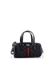 Pre-Owned Balenciaga Small x Gucci The Hacker Project Boston Bag Bb Canvas