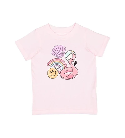 Sweet Wink Toddler Girls Summer Fun Short Sleeve T-Shirt