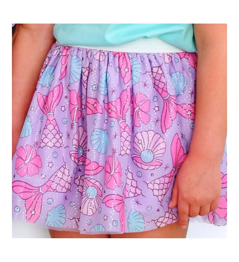Sweet Wink Baby Girls Mermaid Splash Tutu Skirt