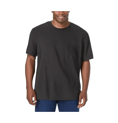 KingSize Men's Big & Tall Shrink-Less Lightweight Pocket Crewneck T-Shirt