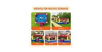 Outdoor Inflatable Bounce House Jumping Bouncer with Slide Blower and Storage Bag
