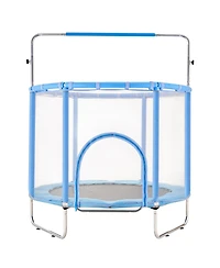 Slickblue Trampoline for Kids Mini Toddler with Net Indoor Outdoor