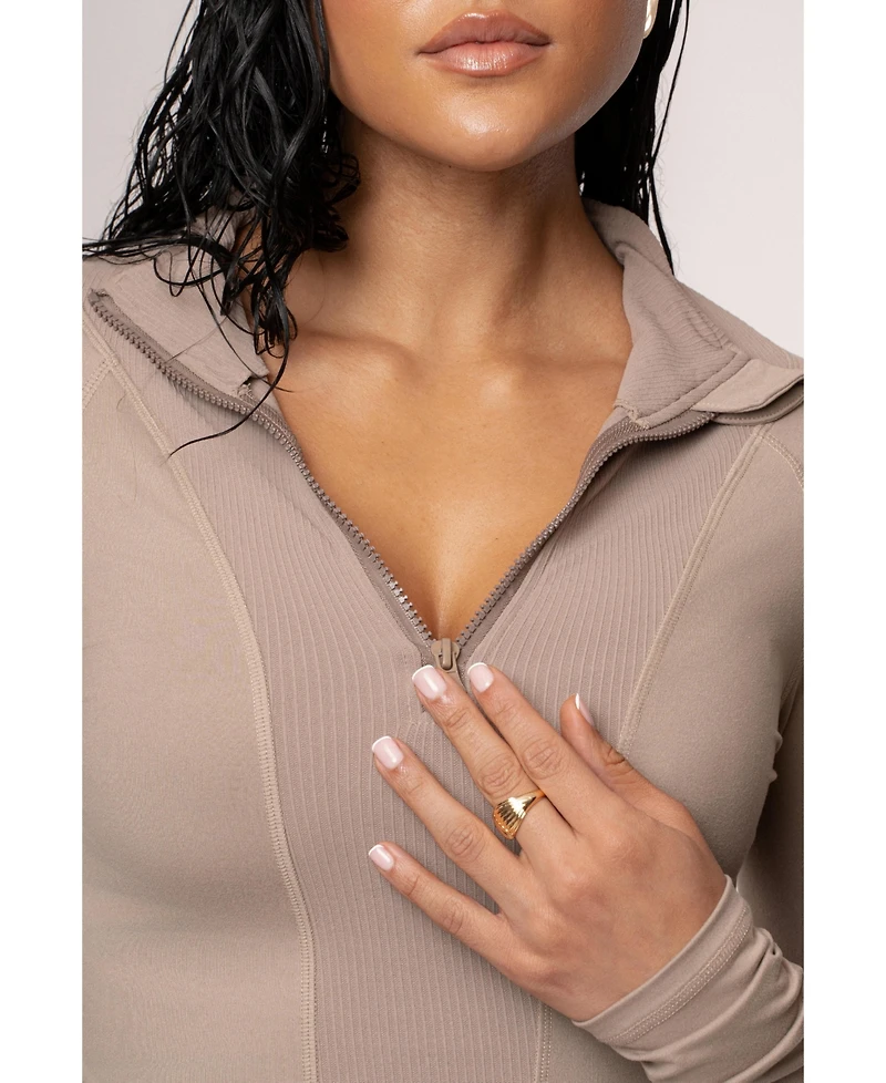 Jluxlabel Women's Momentum Ribbed Top