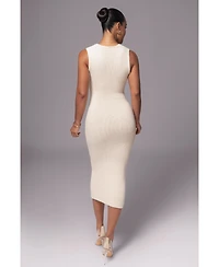 Jluxlabel Women's Sleeveless Cable Knit Dress