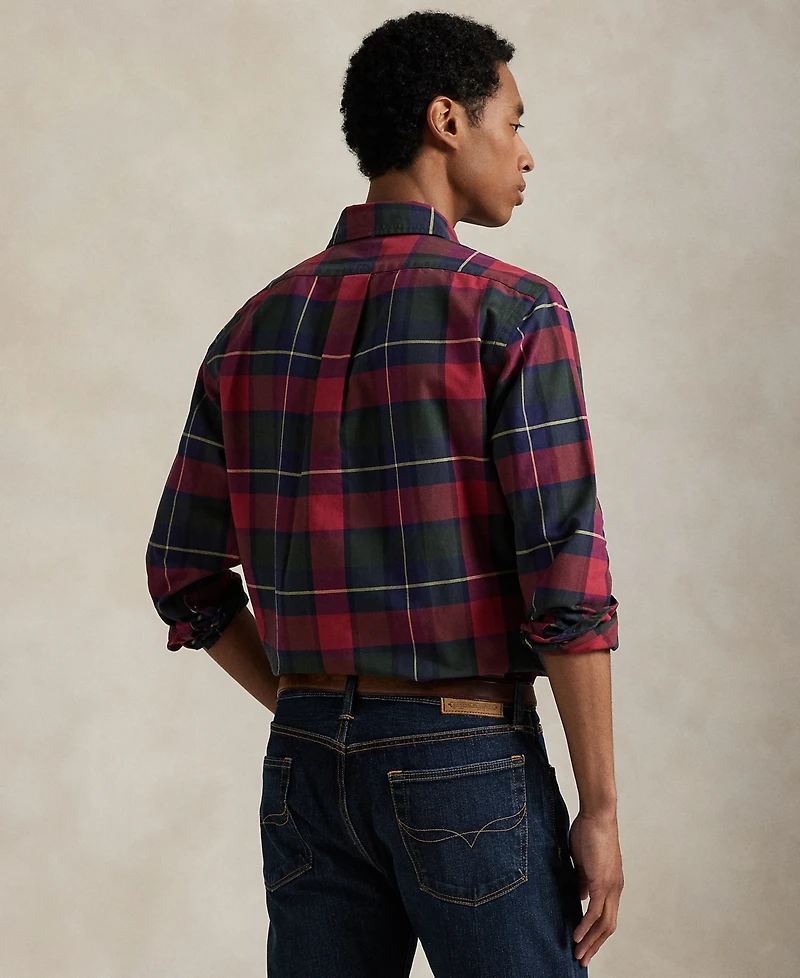 Polo Ralph Lauren Men's Classic-Fit Plaid Oxford Shirt