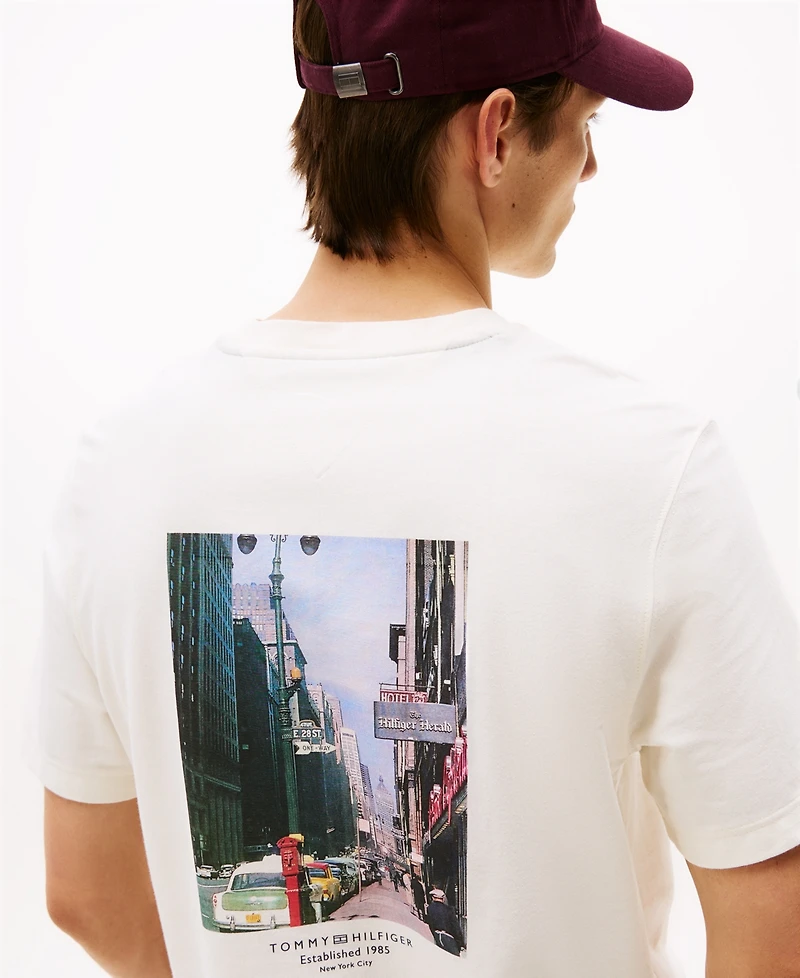 Tommy Hilfiger Men's Photo Print Graphic T-Shirt