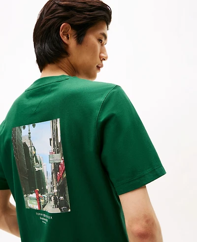 Tommy Hilfiger Men's Photo Print Graphic Cotton T-Shirt