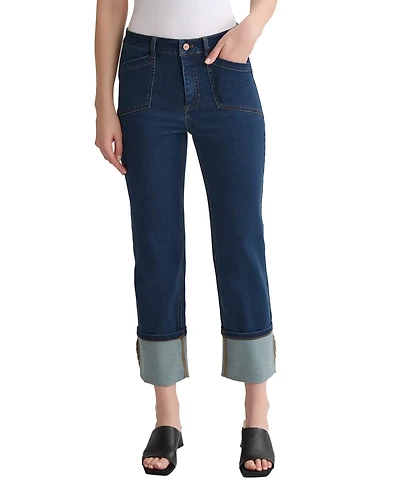 Jones New York Women's Straight Cuff Denim Jeans