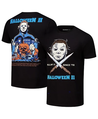 Freeze Max Men's Black Halloween Poster T-Shirt