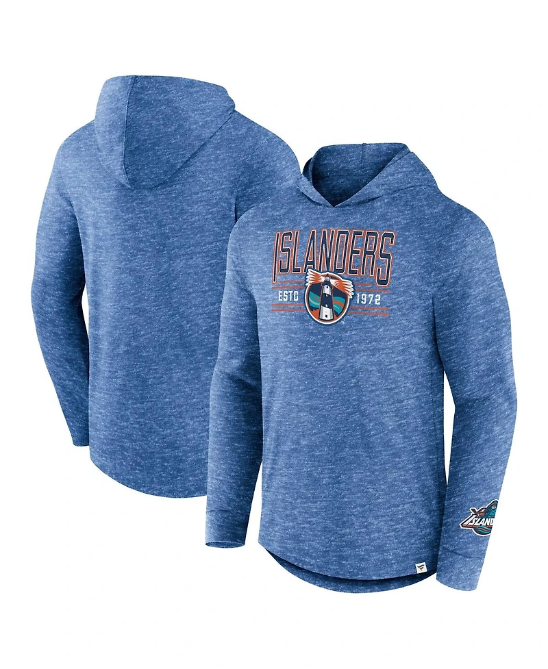 Fanatics Men's Heather Royal New York Islanders Slub Pullover Hoodie