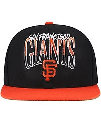 Mitchell & Ness Men's Black San Francisco Giants Rise Up Snapback Hat