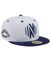 New Era Men's Gray Nashville Sc Throwback Mesh 59FIFTY Fitted Hat