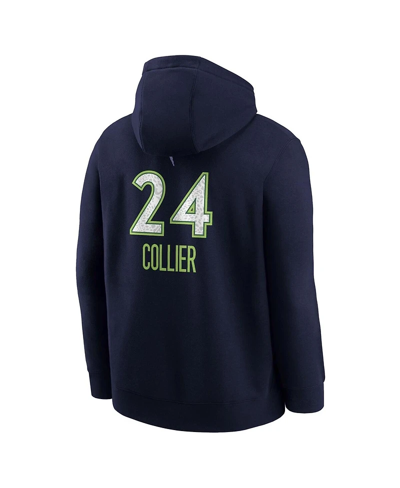 Nike Men's Napheesa Collier Navy Minnesota Lynx Explorer Edition Name Number Pullover Hoodie
