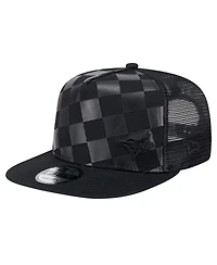New Era Men's Black Toronto Blue Jays Score Check 9FIFTY A-Frame Trucker Snapback Hat