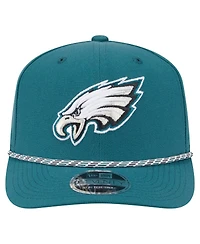 New Era Men's Midnight Green Philadelphia Eagles Gameday Multi Rope 9SEVENTY Stretch-Snap Hat