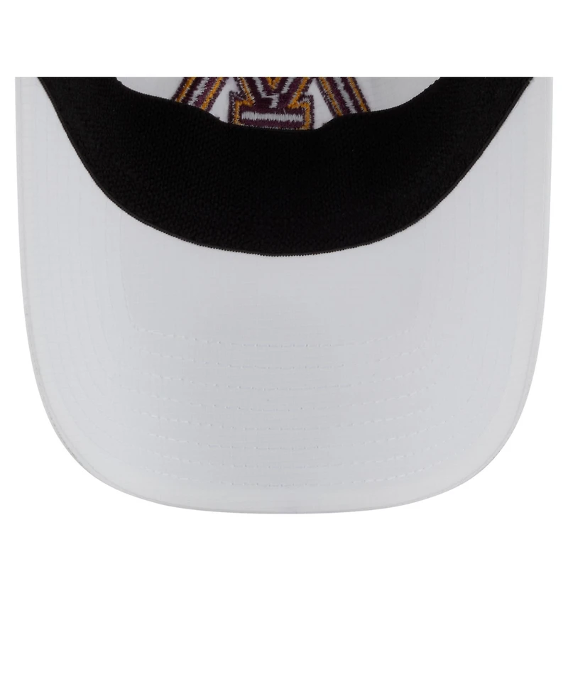 New Era Men's White Minnesota Golden Gophers Active Ripstop 9TWENTY Adjustable Hat