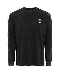Sportiqe Men's and Women's Black Golden State Valkyries Rock Roll Collection Bono Mineral Wash Premium Long Sleeve T-Shirt