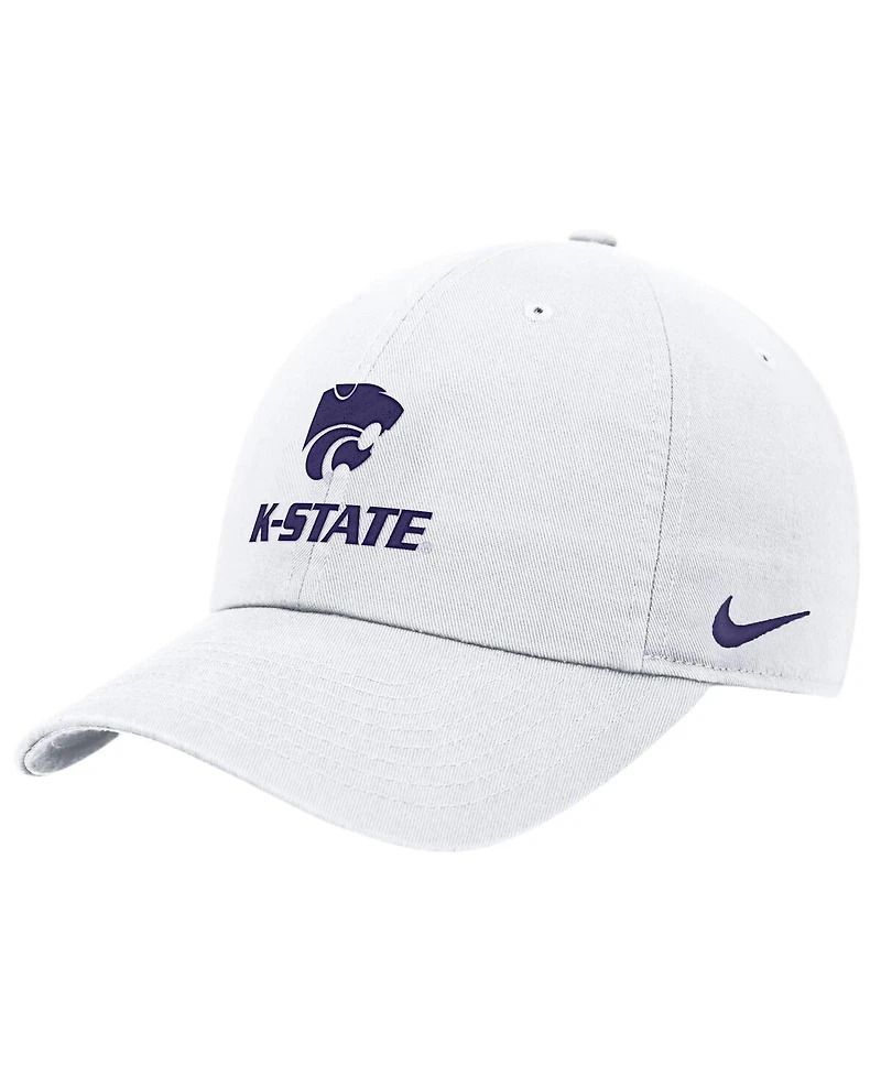 Nike Men's White Kansas State Wildcats 2025 On-Field Club Adjustable Hat