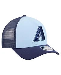 New Era Men's Light Blue/Navy Arizona Diamondbacks 2-Tone Color Pack 9FORTY M-Crown A-Frame Adjustable Hat