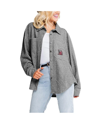 Gameday Couture Women's Gray Alabama Crimson Tide Switch It Up Button-Up Shacket