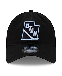 New Era Men's Black Utah Mammoth 9TWENTY Adjustable Hat