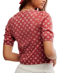 Free People Women's Isla Short-Sleeve Cardigan