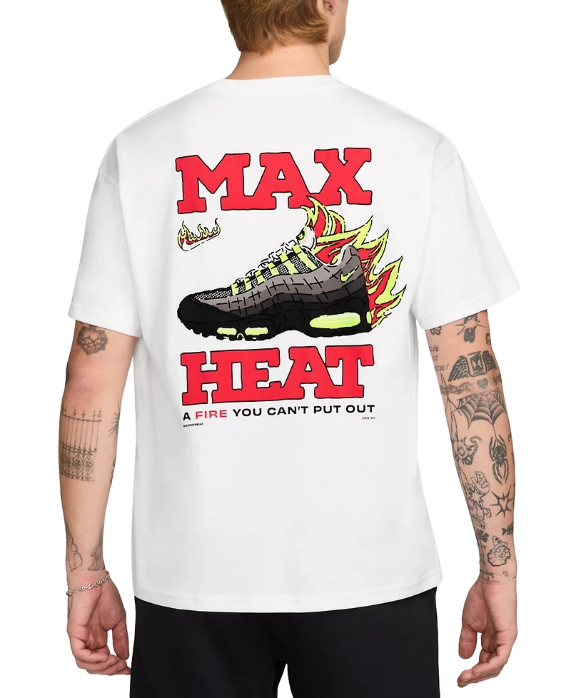 Nike Men's Sportswear Max90 Short Sleeve Logo Graphic T-Shirt