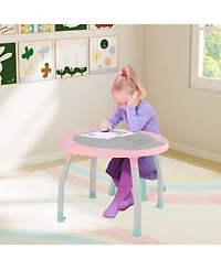 Costway 5-in-1 Baby Activity Center with Rotating Seat Removable Toys Lights & Music