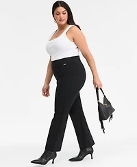 I.n.c. International Concepts Plus Mid-Rise Bootcut Pants, Macy's Exclusive