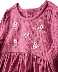 Carter's Baby Girls Embroidered Floral Bodysuit Dress