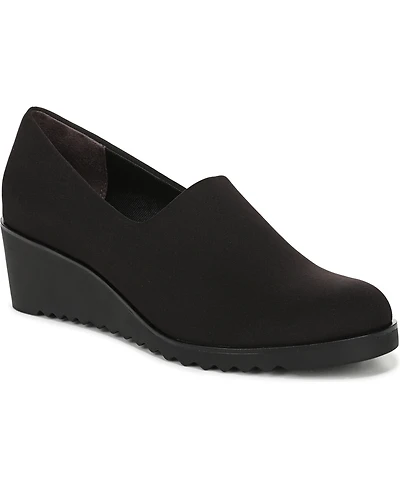 LifeStride Women's Ziva Round Toe Wedge Loafers